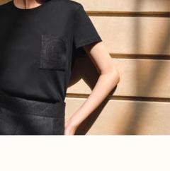 HERMES Tシャツ きなり M カジュアル シンプル 着回し