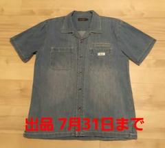 デニム ダンガリー 半袖 シャツ 3Lサイズ