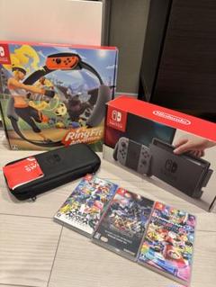 Nintendo Switch + ゲーム4本 + microSDカード