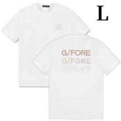 ジーフォア ゴルフ シャツ 半袖シャツ G/FORE Golf メンズ 白色L