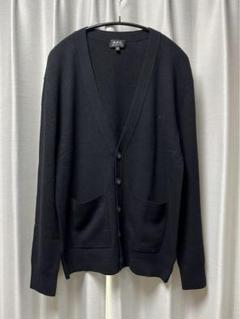 1994 A.P.C. ウールニットカーディガン フランス製 ブラック 7beef689c216d1ef3aaa2ede691b0c