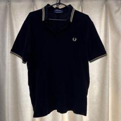 Fred Perry ポロシャツ 黒 金色襟　Mサイズ　ブラック FRED PERRY - 新品未使用 フレッドペリー 金刺繍 ポロシャツ