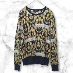 sun ✬ LL　フラワープリント 花柄 長袖Tシャツ 派手