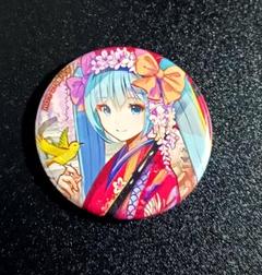 初音ミク 花色衣トレーディング缶バッジ スカイタウン限定 藤