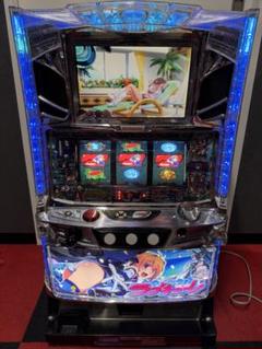 ラブキューレ　スロット　実機 パチスロ 実機 防空少女ラブキューレ コイン不要機付 - メルカリ