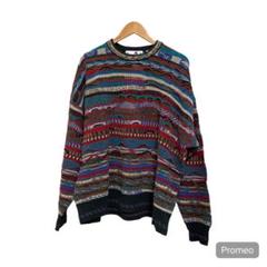 フローレンストリコット 3Dニット 立体 ニットセーター ユーロ古着v35 90s florence tricot 3D cotton knit | What'z up