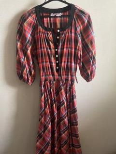 チェックワンピース　uk vintageユーロビンテージのサムネイル
