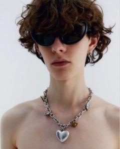 vintage heart necklace - ヴィンテージハートネックレス
