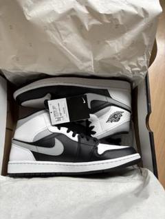 ナイキ エアジョーダン1 レトロ MID シャドウ28.5cm Amazon | AIR JORDAN 1 MID LIGHT SMOKE GREY/BLACK-WHITE