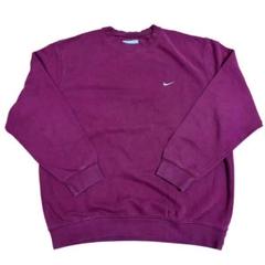 【古着】90s NIKE ナイキ スウェット ミニスウッシュロゴ 刺繍 XL