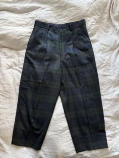 美品 COMME des GARÇONS HOMMEブラックウォッチ パンツXS
