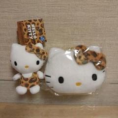 値下げ激レア⭐︎ハローキティ ヒョウ柄コート ぬいぐるみ 新品ハローキティ ヒョウ柄 ぬいぐるみ キティちゃん - メルカリ