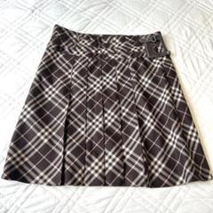 BURBERRY BLUE LABEL プリーツスカート 切替デザイン チェック BURBERRY BLUE LABEL プリーツスカート 36 - メルカリ