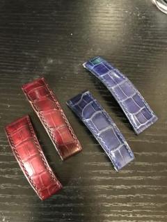 本物2本セットロレックスデイトナ用革ベルト