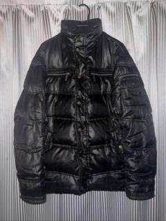 00s black down jacket japanese label