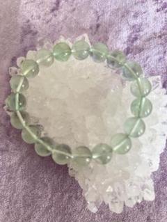 《完全新品》超美品　グリーンフローライト　内径約16㌢
