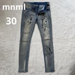 mnml ミニマル　スキニー　STRETCH DENIM SKINNY FIT