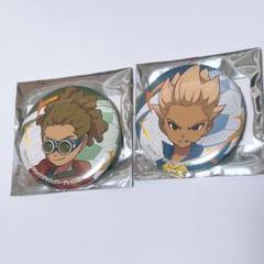 イナズマイレブン 缶バッジ 豪炎寺修也 鬼道有人