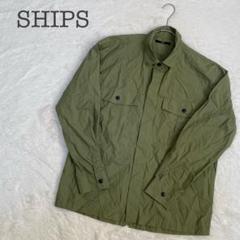 SHIPS ミリタリー タイプライター レギュラーカラー シャツ ジャケット
