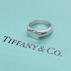 ティファニー TIFFANY シグネットハート リング　ヴィンテージ　10号 USA製TIFFANY&CO.ヴィンテージティファニースターリングシルバー