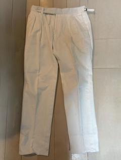 IGARASHI TROUSERS × BEAMS F コットンスラックス