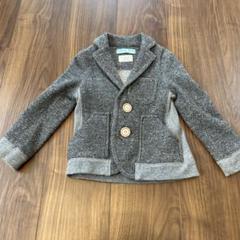 【ハッカキッズ】ジャケット 100 グレー