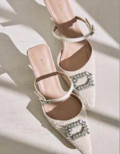 正規品 新品未使用 Herlipto Tweed Crystal Mules 2025年最新】tweed crystal mulesの人気アイテム - メルカリ