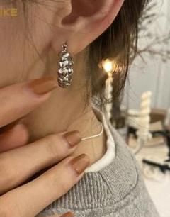 ハートフープピアス