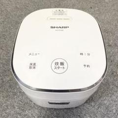 2019年製 ジャー炊飯器 SHARP KS-CF05B-W 3合炊き シャープのサムネイル