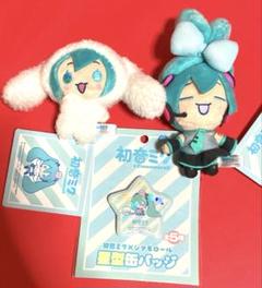 初音ミク×シナモンロール マスコット 缶バッジセット - メルカリ