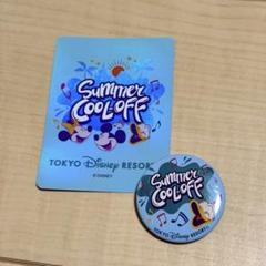 ディズニー　ミセスグリーンアップル　コラボ　缶バッジ　ステッカー