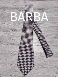 BARBA チェック柄 ネクタイ
