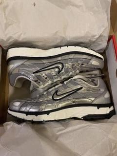 【新品】NIKE P-6000 メタリックシルバー 28cm