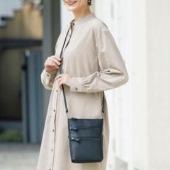 新品未使用 中澤鞄 NAKAZAWA レザーショルダーバッグ 牛革