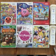 Wiiのカセット6種　リモコン2台