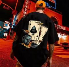 トランプ　ユニセックス　半袖 8XL 黒 半袖 Tシャツ 大きいサイズ オーバ