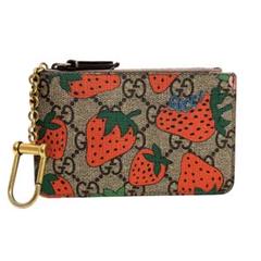 GUCCI キーケース　いちご　ストロベリー グッチ/キーケース/ストロベリー(いちご) プリントGGキーケース