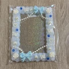 フォトフレーム 硬貨ケース　青　ブルー