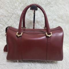 【廃盤美品】✨Cartier✨ボストンバッグ✨マストライン✨ボルドー✨南京錠