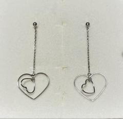 値下不可　美品☆ジュエリーツツミ　ハートモチーフピアス