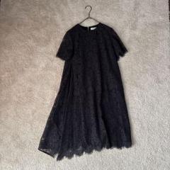 美品 ADORE レースアップ刺繍ワンピース ブラック サイズ38*CD1369 2025年最新】adore レースワンピースの人気アイテム - メルカリ