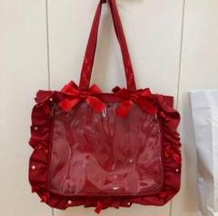 KnightA ばぁう ザッカマート A3 痛バッグ 赤 缶バッジ70個 色から探す☆Red レッド - 痛バッグ zakkamart（ザッカマート