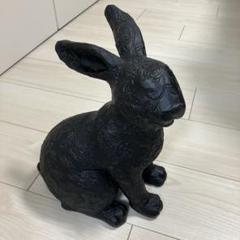 Francfranc フランフラン うさぎ置物　オブジェ　　黒　Lサイズ Francfranc フランフラン うさぎ置物 オブジェ 黒 Lサイズ