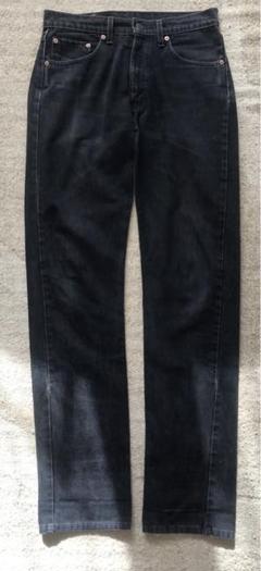 10606 リーバイス 505 ブラックデニム ジーンズ W32 90s USA製 Levi'sリーバイス 505 ブラック デニムパンツ w32 L30