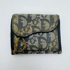 ✨Dior✨ディオール✨CD✨トロッター柄✨オブリーク✨ジャカー✨二つ折り財布✨