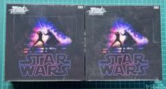 ヴァイスシュヴァルツ　カムバックブースター　スターウォーズ　２箱リュリンク付き ヴァイスシュヴァルツカムバックブースタースターウォーズ2箱