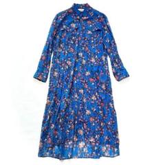 美品 イザベルマランエトワール シャツワンピース 花柄 マキシ 36 S