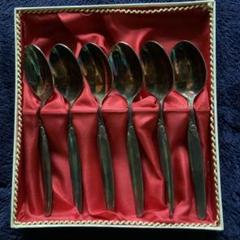 スプーンセット6本　ドイツ製　銀100g　KLEEBLATT ROSE 1959 スプーンセット6本 ドイツ製 銀100g KLEEBLATT ROSE 1959 - メルカリ