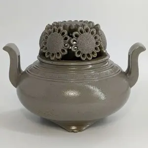 西川政美 備前焼 壷 合箱 壺 つぼ 花入 花器 フラワーベース