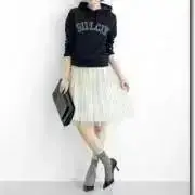 ＆ビッグプリント オーバーサイズTシャツ＜ホワイト＞(S